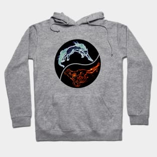 Yin and yang Hatia and Skole Hoodie